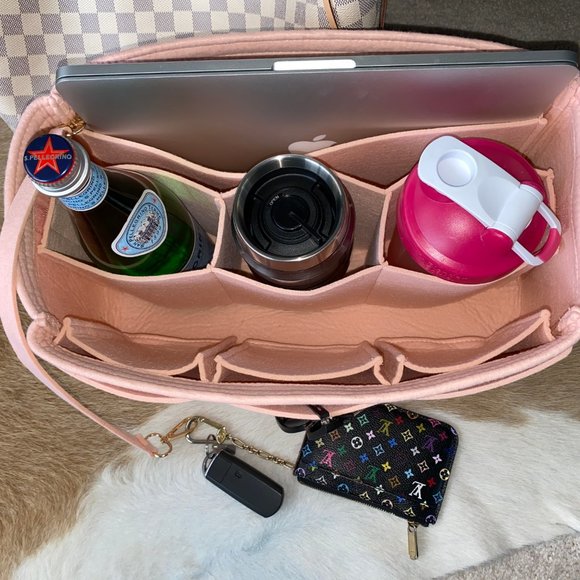 🙀AlgorithmBags® for LV Neverfull GM Organizer Insert, Rose Ballerine - Picture 4 of 16